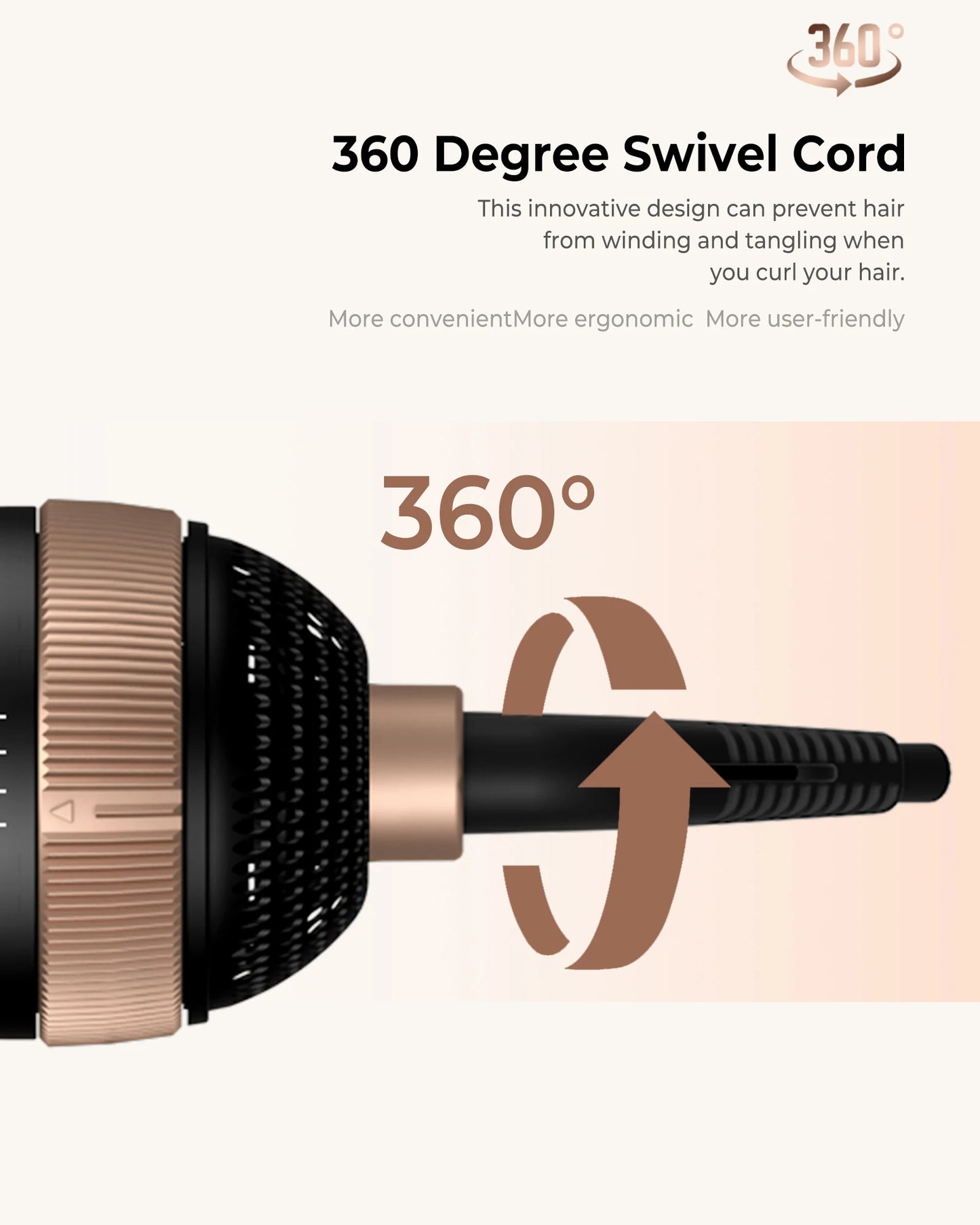 GlowHer Volume Styler Pro | جهاز تصفيف الشعر 4 في 1 بلمسة احترافية