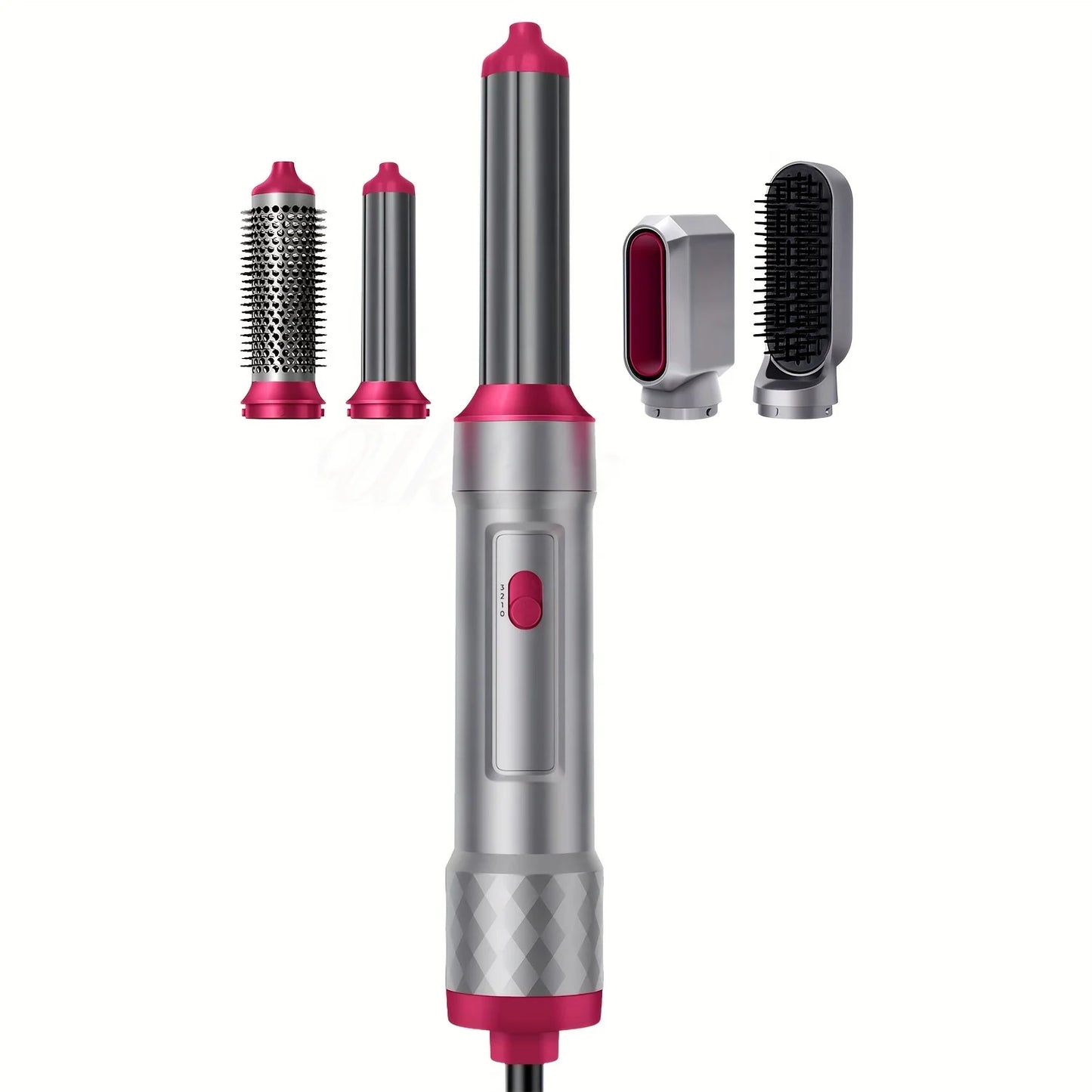 GlowHer 6 in 1 Blow Dryer Brush Auto طقم تصفيف الشعر 6 في 1