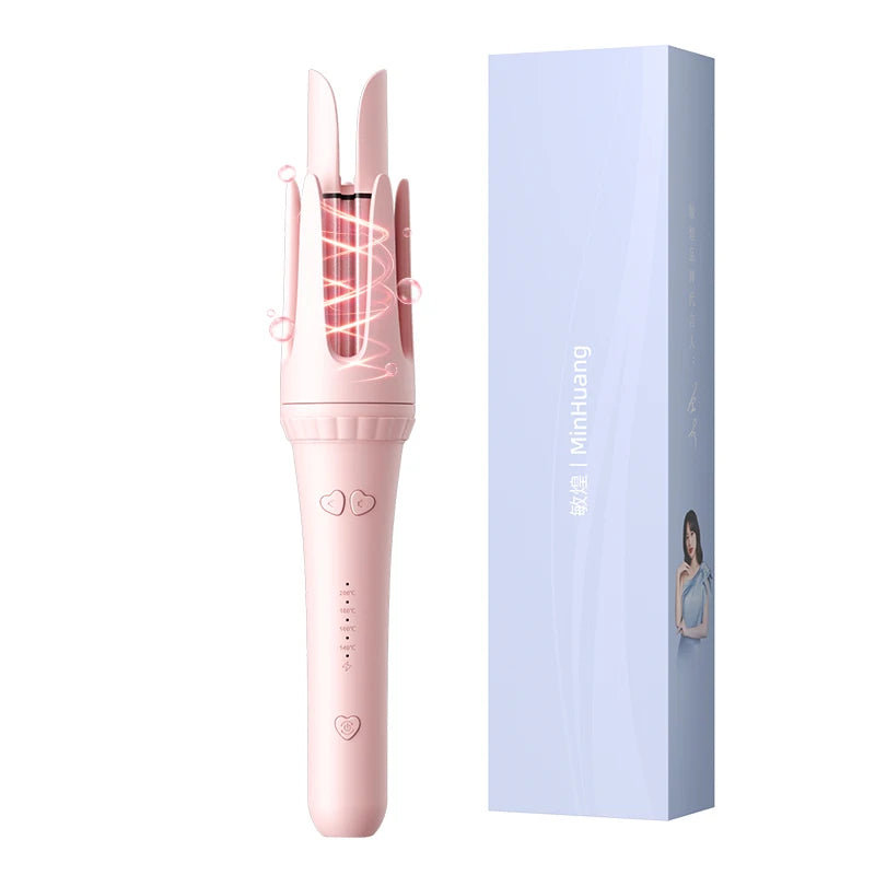 GlowHer Hair Curling Iron كيرلي برو — لفّات ناعمة ولمعة صالون